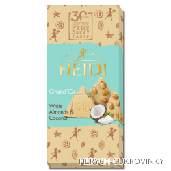 Heidi Grand´Or mandle, kokos, bílá čok. 100g