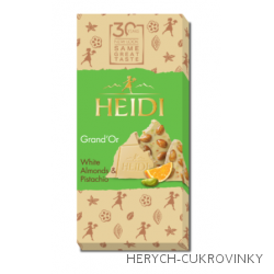 Heidi Grand´Or almonds,pistachio čok. white 100g