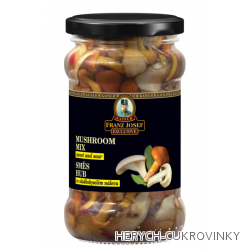 FJK Směs hub v kořeněném sladkokyselém nálevu 280g