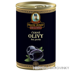 FJK Černé olivy bez pecky 314g