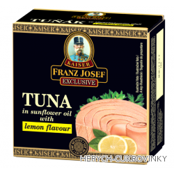 FJK Tuňák steak ve slunečnicovém oleji s citronem 80g