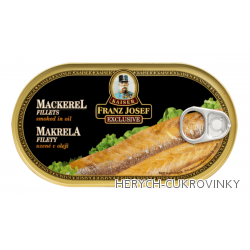 FJK Makrela filety uzené v oleji 170 g