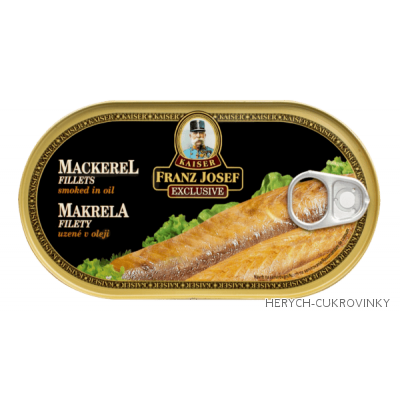 FJK Makrela filety uzené v oleji 170 g