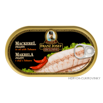 FJK Makrela filety v oleji s tabaskem 170 g