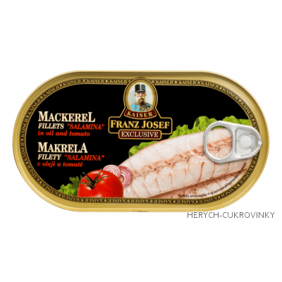 FJK Makrela filety Salamina v oleji a tomatě 170 g