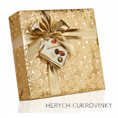 Delafaille gold pralinky čtverec 400g