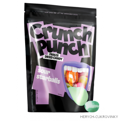 Crunch Punch Sour Starballs 50g