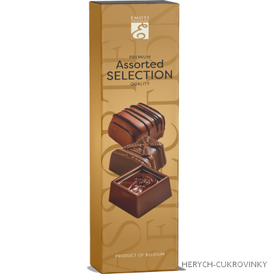 Emoti pralinky zlaté 65g