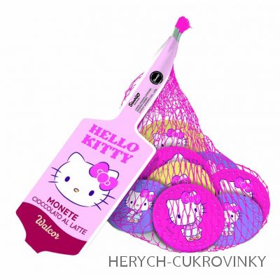 Čok. mince Hello Kitty síťka 45g