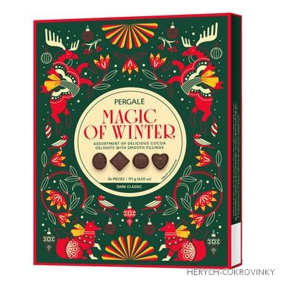 Pergale Winter pralinky ml. čok. 171g