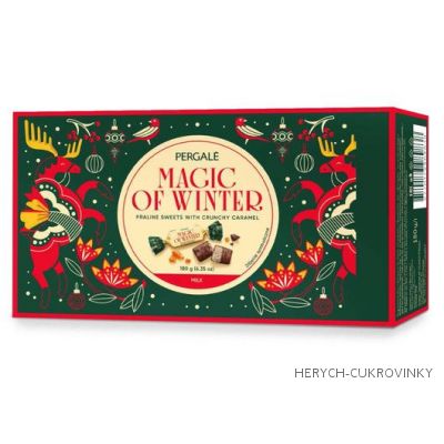 Pergale Winter pralinky s karamelem 180g