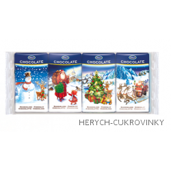 Vánoční čokoládky mini Only 4x15g