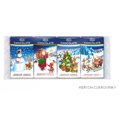Vánoční čokoládky mini Only 4x15g