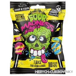 Madness sour lízátka 90g / 10ks