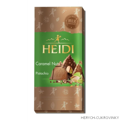 Heidi Caramel Nuts Pistachio 80g