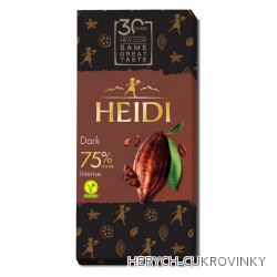 Heidi Dark intense čok. 75% 80g