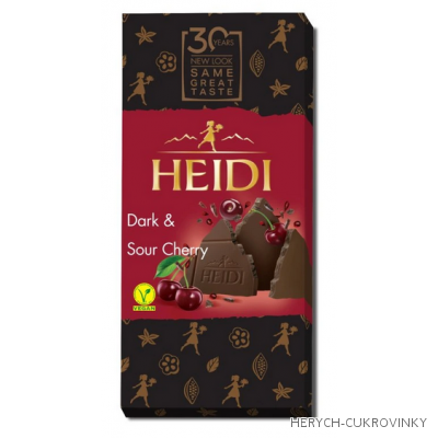 Heidi Dark Sour Cherry 80g