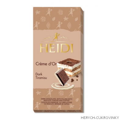 Heidi Creme dOr Dark Tiramisu 90g