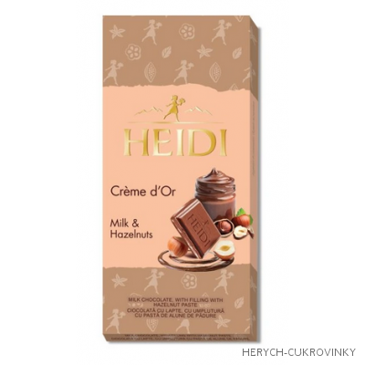 Heidi Creme dOr Milk/Hazelnuts 90g