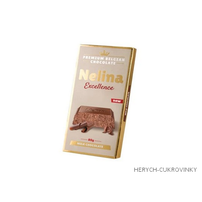 Nelina Excellence mléčná čokoláda 80g