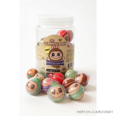 Labubu 3D Gummy 8g  / 30ks