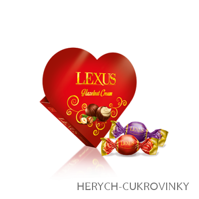 Lexus Srdce oříšk. 110g