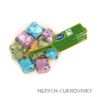 MT velik. čok. síťka zajíčci 80g