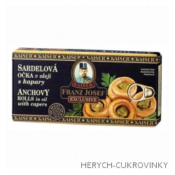 FJK Sardelová očka v oleji s kapary 45g