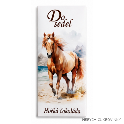Kůň 100g - hořká čokoláda