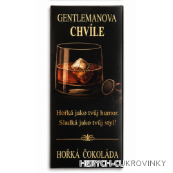 Gentleman 100g - hořká čokoláda