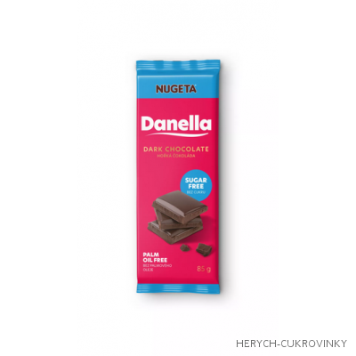 Sugar free čok. hořká 85g