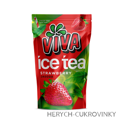 Viva Ice Tea jahoda 200ml / 10 ks