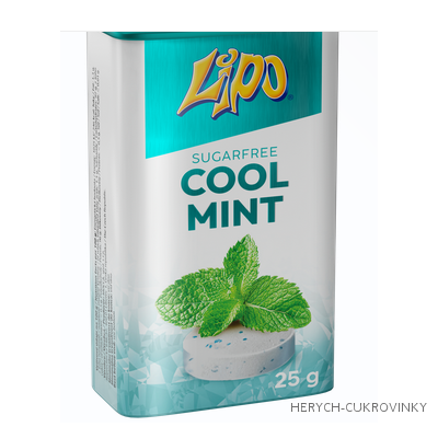 Lipo Sugar Free Cool Mint 25g / 24Ks