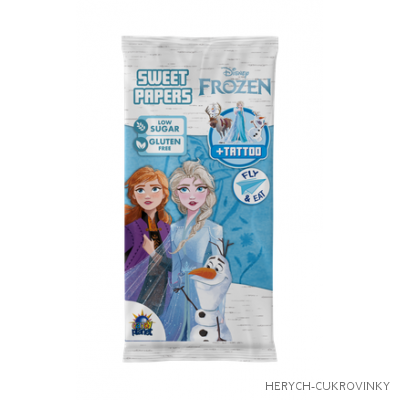 Jedlý papír Frozen / 25 Ks