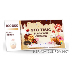 Maxi obálka Sto tisíc sladkých chvilek 175g