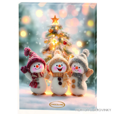 Adventní kalendář Veselý Sněhuláci 50g