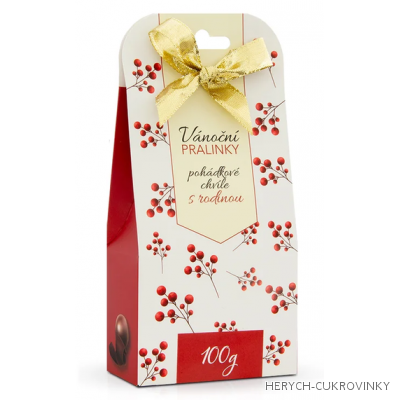 Italské pralinky white mašle 100g