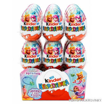 Kinder vajíčko Mořské panny 20g / 36Ks